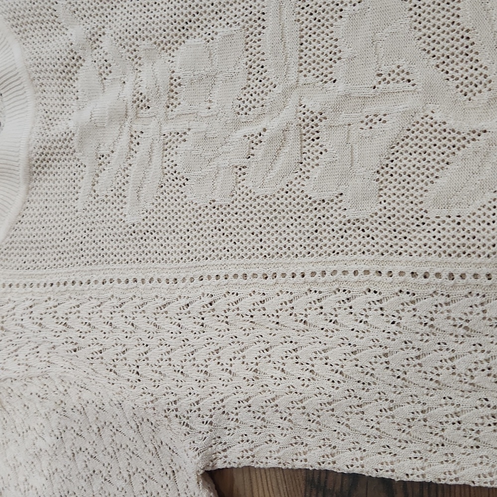 Molly Bracken Delicate Cottagecore Grandma Dainty Crocheted Rose Floral  Small‎ - Picture 3 of 7